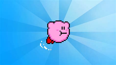 Kirby 8 Bit Jump By Manbearpagan On Deviantart