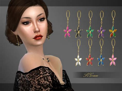 Sssvitlans “ Created By S4grace S4grace Flower Earrings Created