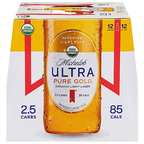 Michelob Ultra Beer Organic Light Lager 12 Ea Beer Reasors