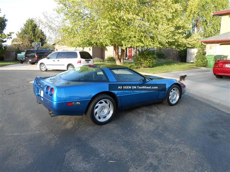 1991 Chevrolet Corvette Zr1 Quasar Blue