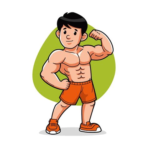 Strong Man Vector Png Transparent Background And Clipart Image For