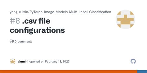 Csv File Configurations Issue Yang Ruixin Pytorch Image Models