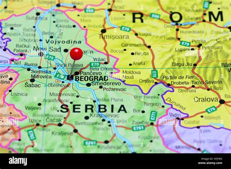 Map Of Belgrade Hi Res Stock Photography And Images Alamy