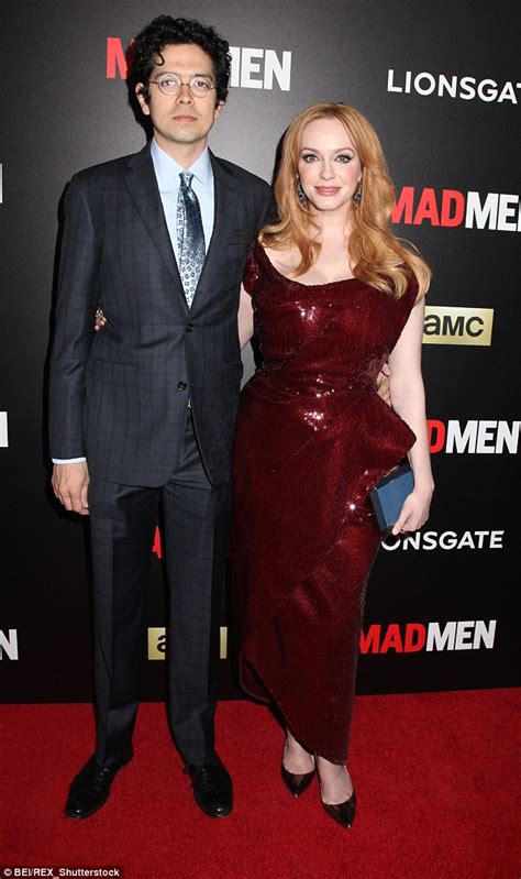 Mad Mens Christina Hendricks Shares Tips For A Healthy Marriage In Red