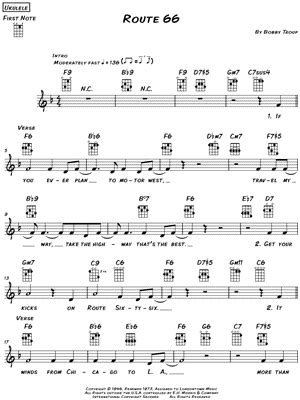 Perfect for an american road trip. "Route 66" Sheet Music - 13 Arrangements Available Instantly - Musicnotes