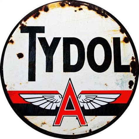 Tydol Flying A Motor Oil Aged Style Metal Sign 4 Sizes Etsy Metal