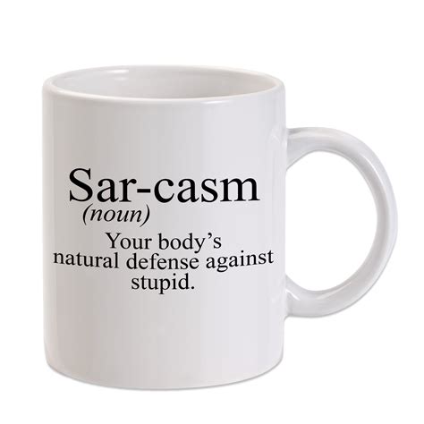 Sarcasm Definition 11 oz. Novelty Coffee Mug
