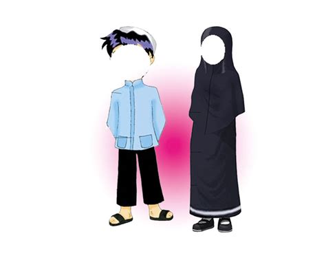 Tahi lalat di bulu kening kiri menjadikan dirinya 'berseri' dan menjadi daya tarikan mata pasangannya namun terselit keperitan di mana sering. Pakaian Menutup Aurat Lelaki Dan Perempuan Kartun