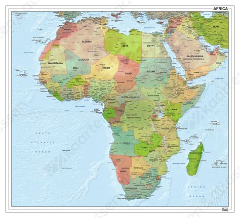 See full list on nl.wikipedia.org Digitale kaart van Afrika staatkundig met reliëf 1294 ...