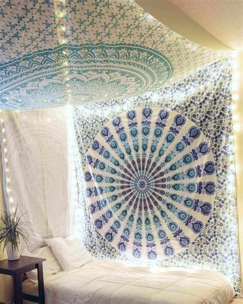 Way To Decorate Your Bedroom Using Hang A Tapestry Live Enhanced