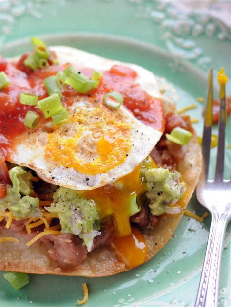 How To Make Breakfast Tostada Two Lucky Spoons