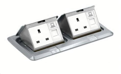 Floor Electrical Socketrecessed In Floor Power And Data Outlet Boxes
