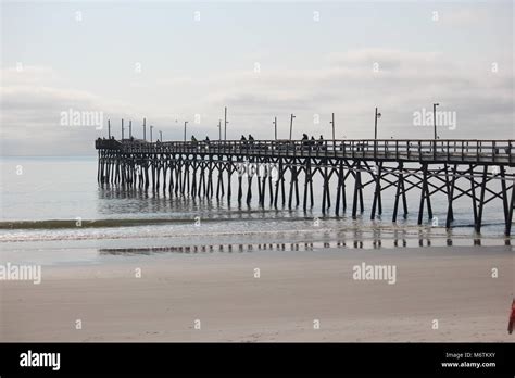 Ocean Isle Pier North Carolina Stock Photo Alamy
