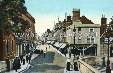 Street Scenes Great Britain England Bedfordshire Bedford High
