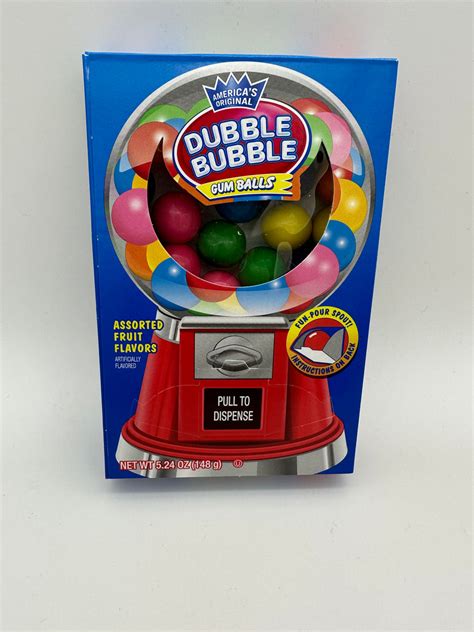 Dubble Bubble Gumball Machine Box The Penny Candy Store