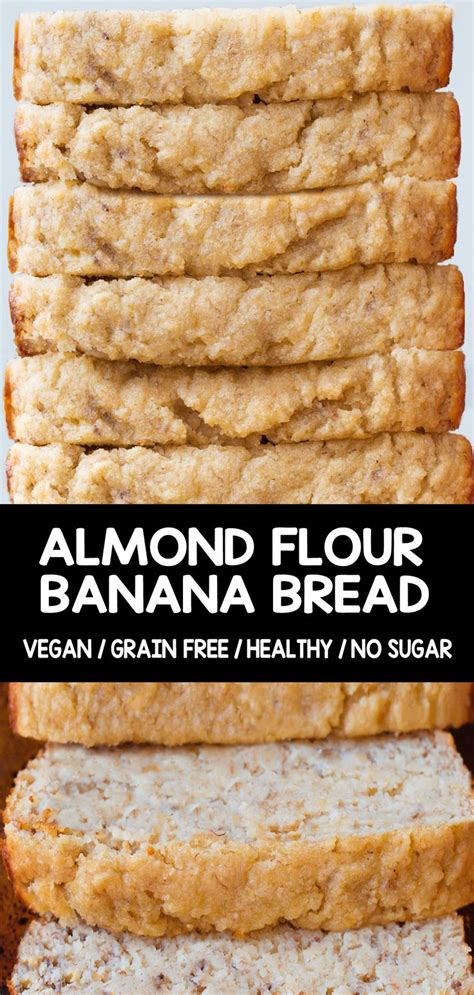 How To Make Low Carb Almond Flour Banana Bread Banana Recipes Flours