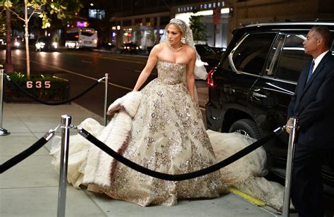 Jennifer Lopez Was Spotted Wearing The Most Stunning Bejewelled Wedding