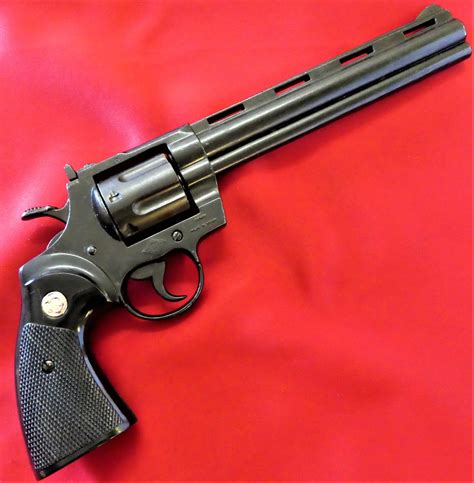 Denix Replica Gun Colt Python 357 Magnum Revolver Pistol 8 Inch Model