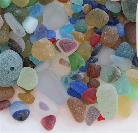 Seaham Beach Seaglass Collection Multiple Colors Red Seaglass Ocean