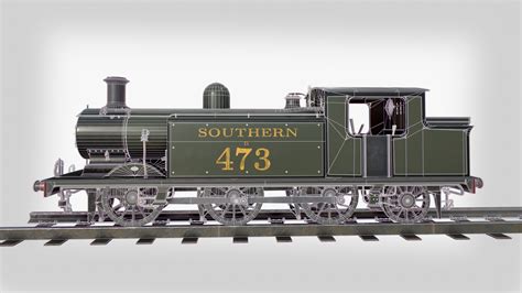 3d 473 Steam Train Model Turbosquid 1550627