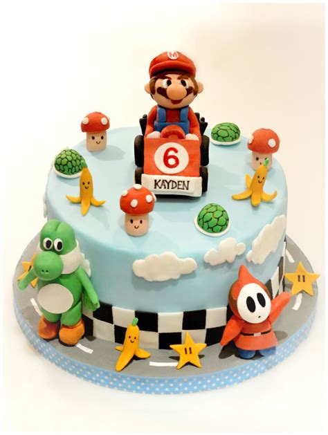 157 results for super mario birthday cakes. Mario Kart Cake with Yoshi and Shy Guy Birthday Cake ...