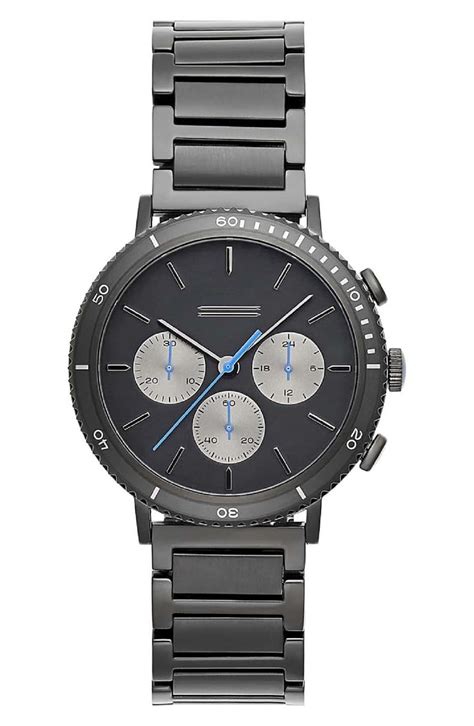 A uri (uniform resource identifier) is a label that can be used to name or to locate a resource on the the internet. Uri Minkoff Griffith Chronograph Bracelet Watch in Black ...