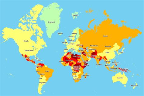Most Dangerous Countries In The World 2021 Ranked Atlas And Boots