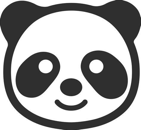 Panda Clipart Transparent Panda Emoji Coloring Pages Png Download