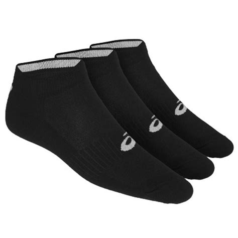 Asics Unisex 3pak Ped Socks Black Simply Hike Uk