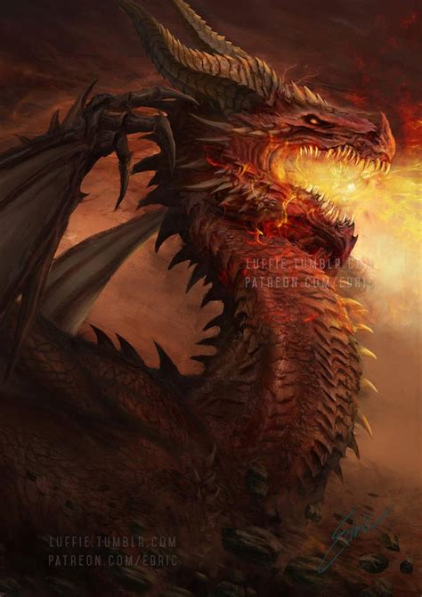 Firkraag Red Dragon from Baldur's Gate 2 preview by luffie on DeviantArt