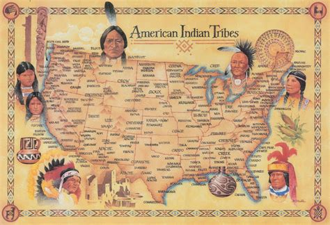 Native American Map American Heritage American Indians American Art