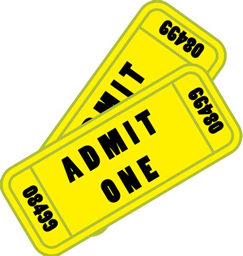 Ticket Clip Art Tickets Png Clipart Image Png Downloa