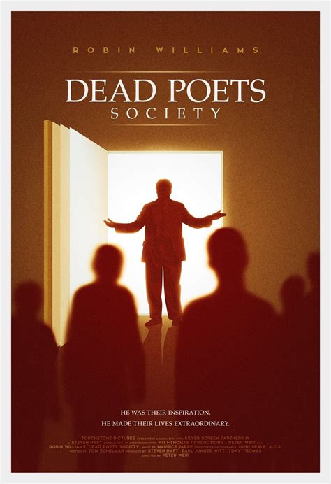 Dead Poets Society Movie Poster Teen Drama Film Wall Hanging Etsy