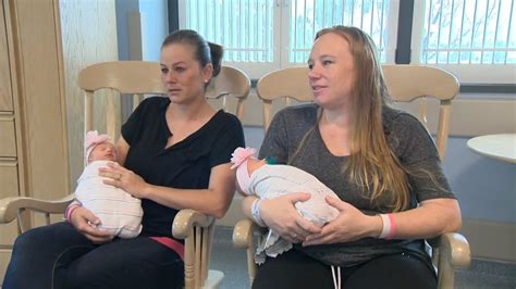 Woman Gives Birth To Twin Daughters As Surrogate For Sister With Cancer Youtube