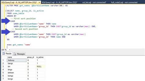 Case expressions can be put into a sql statement anywhere it would accept an expression. SQL Server CASE