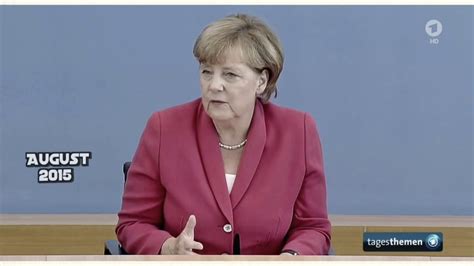 Wir Schaffen Das Angela Merkel Youtube