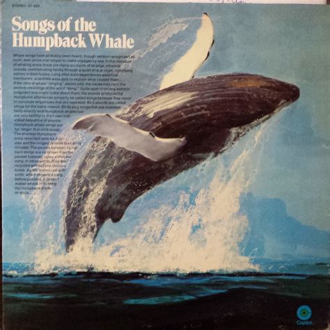Humpback Whale Songs Of The Humpback Whale Lp Album Gre The