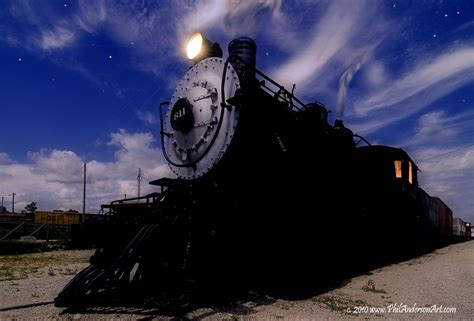 Ghost Train Atchison Ks The Ghostly Steam Train Sits Pati Flickr