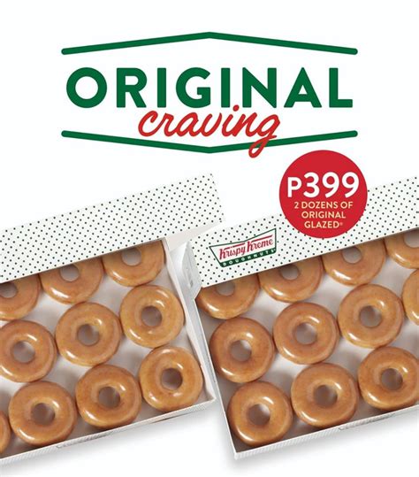 Krispy kreme is a doughnut and coffee chain that currently has over 1,000 locations around the world. Krispy Kreme Original Glazed Promo April 2019 | Manila On ...