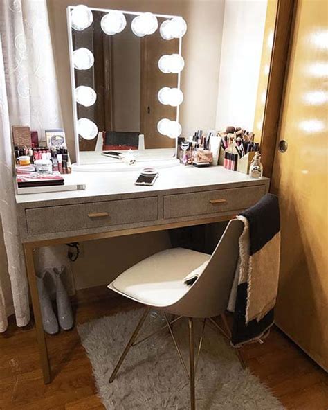 Vanity mirrors are an extremely valuable tool. 43 Must-Have Makeup Vanity Ideas | StayGlam