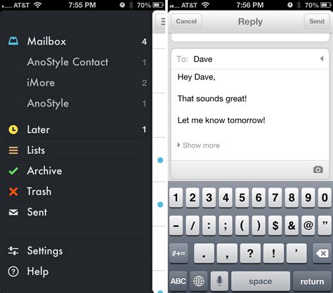 Mailbox For Iphone Aims To Reinvent The Way You Manage Your Inbox Imore