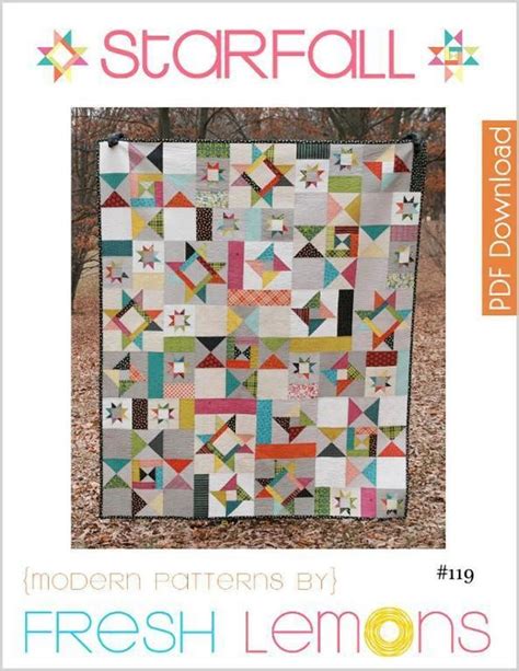 Starfall Quilt Pattern Pdf Craftsy Quilt Patterns Quilts Book Quilt