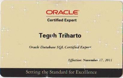 Oracle Sql Database Expert Card Certified Anime