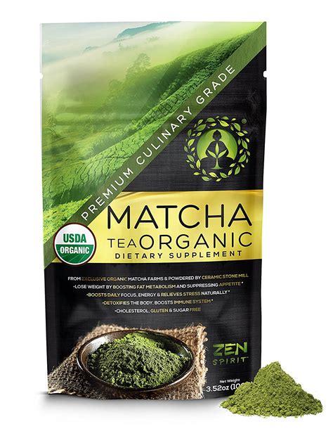 Matcha Green Tea Powder Organic Japanese Premium Culinary Grade