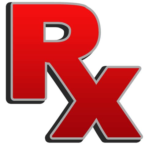 Bold rx symbol clipart image clipart image - ipharmd.net png image