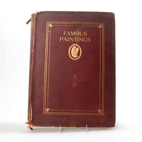 Antique Book Famous Paintings From Worlds Great Museums