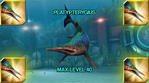 New Platypterygius Vip Unlocked Max Level 40 First All New Animations