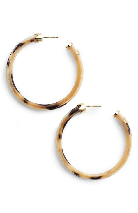 Argento Vivo Sterling Silver Argento Vivo Horn Hoop Earrings