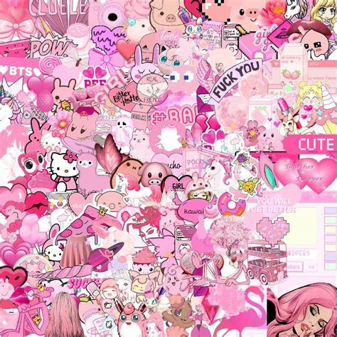 Pink Kawaii Wallpapers Top Free Pink Kawaii Backgrounds Wallpaperaccess