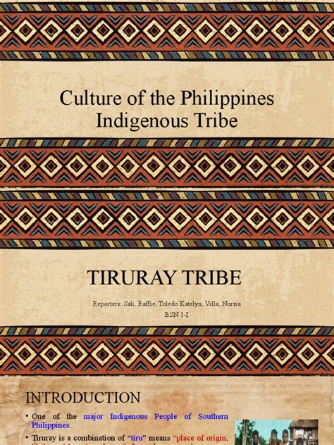 Tiruray Tribe Pdf
